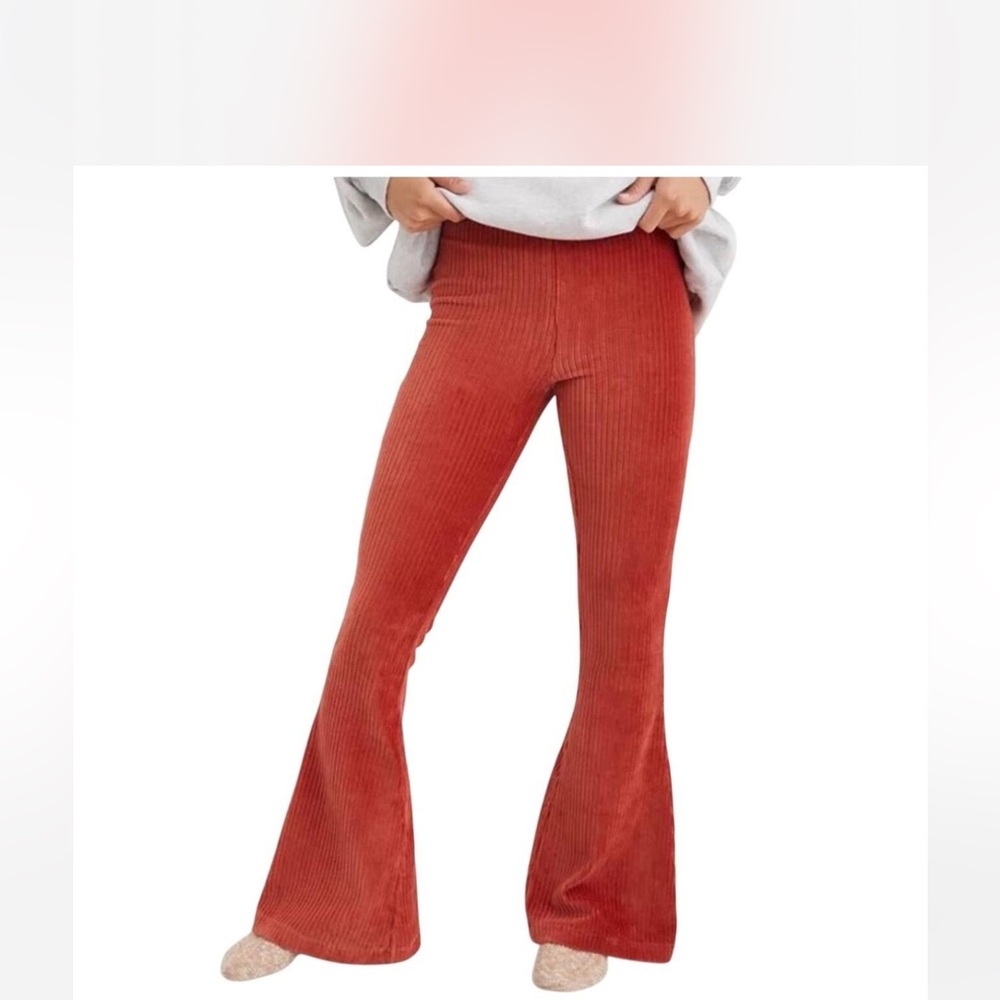 American Eagle Outfitters Burnt Orange Corduroy Pants